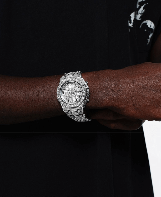 ICEGANG white kaleidoscope watch - Yoyisjewelry