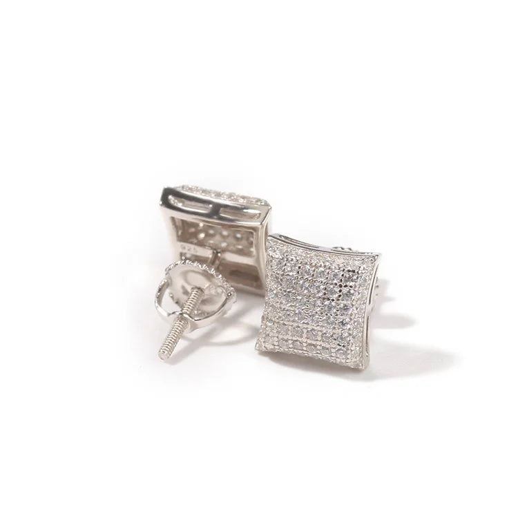 Square Stud Earrings - Yoyisjewelry