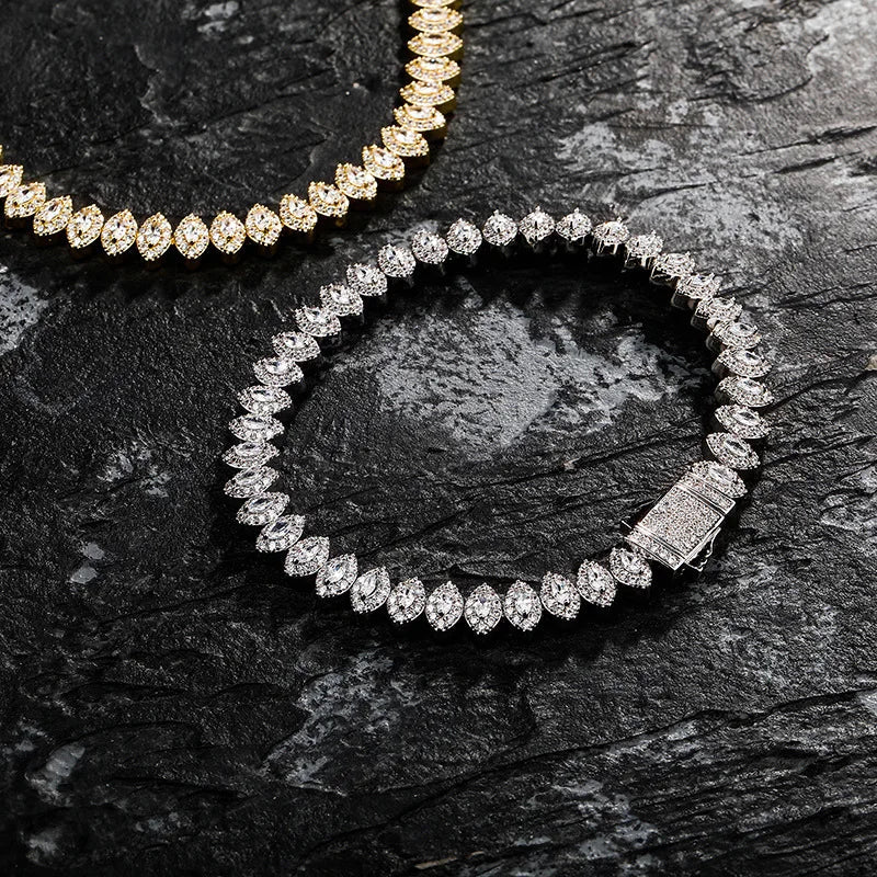 Men's Gold Moissanite  Eye Of God Bracelet - Yoyisjewelry