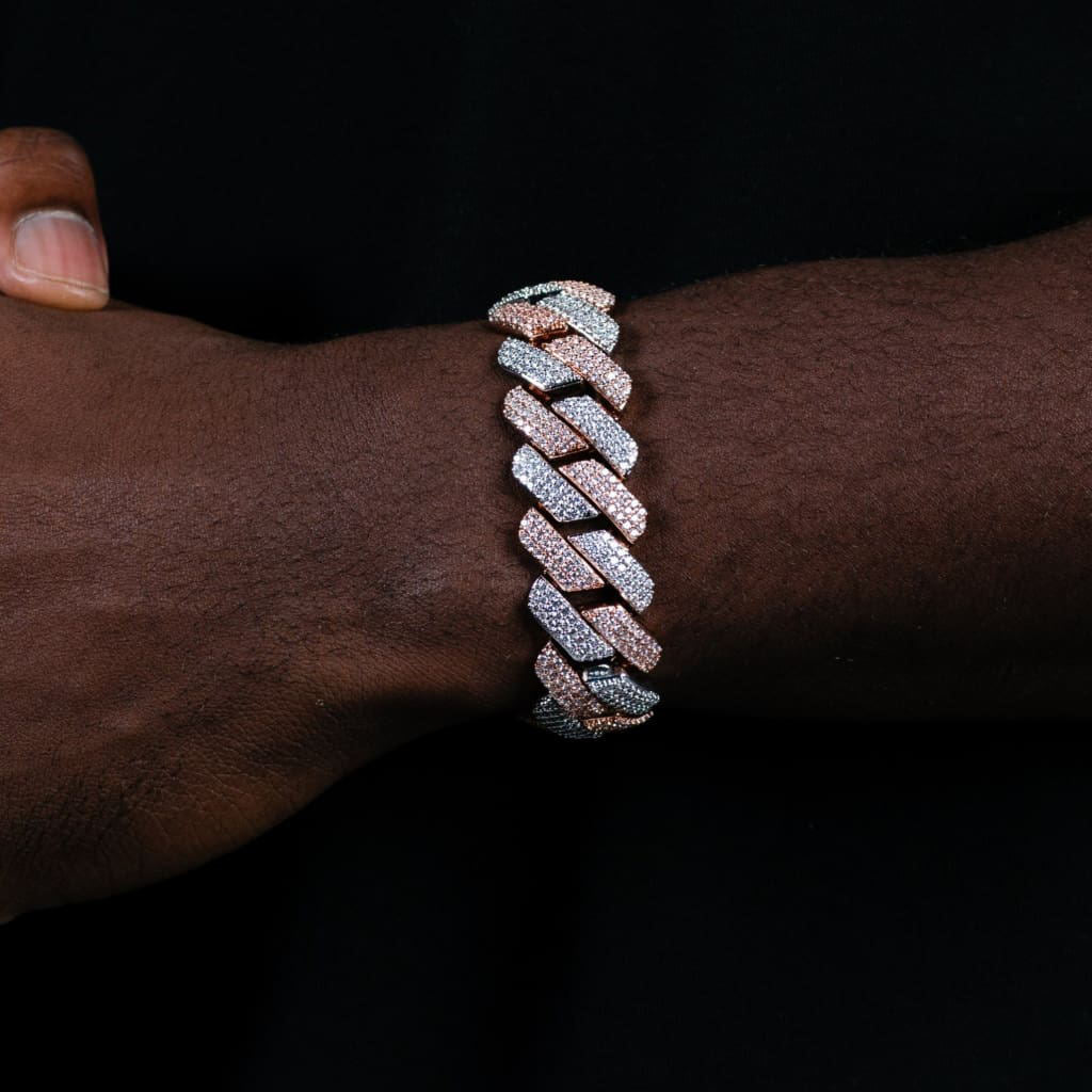 Men's Moissanite Cuban Link Bracelet - Yoyisjewelry