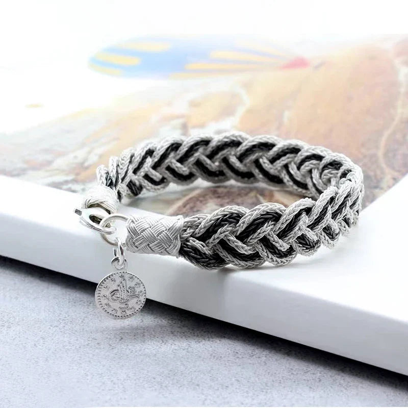 Unisex Handmade Woven Charm Bracelet - Yoyisjewelry