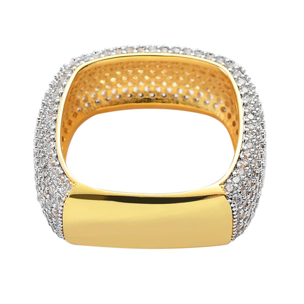 Men's Moissanite Gold Plated Ring - Yoyisjewelry