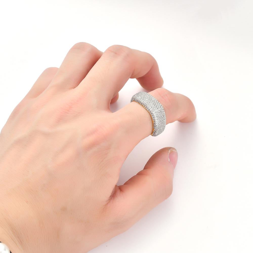 Men's Moissanite Gold Plated Ring - Yoyisjewelry