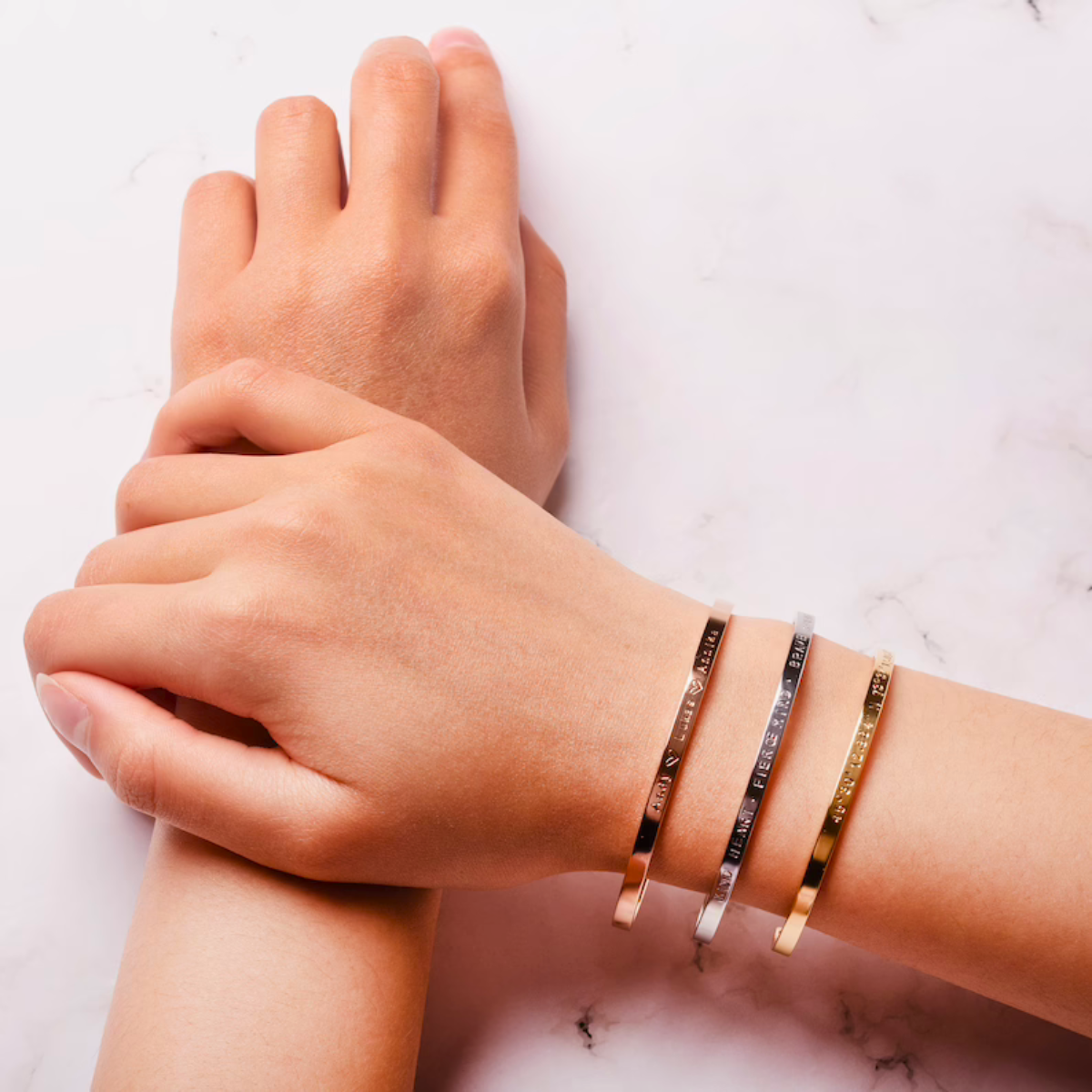 Personalised Cuff Bracelet - Yoyisjewelry