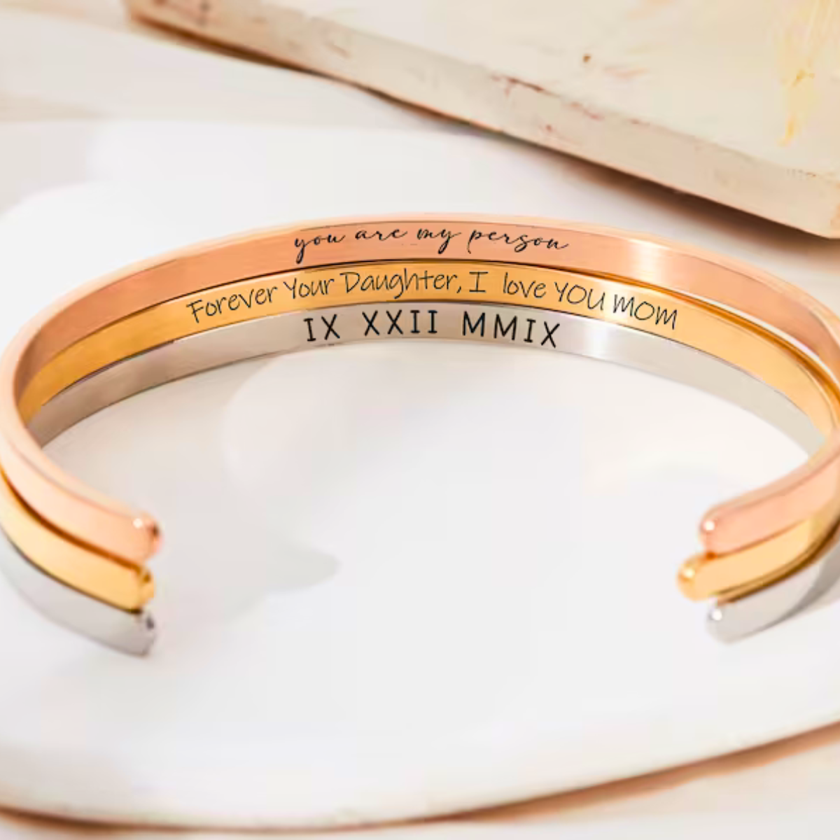 Personalised Cuff Bracelet - Yoyisjewelry