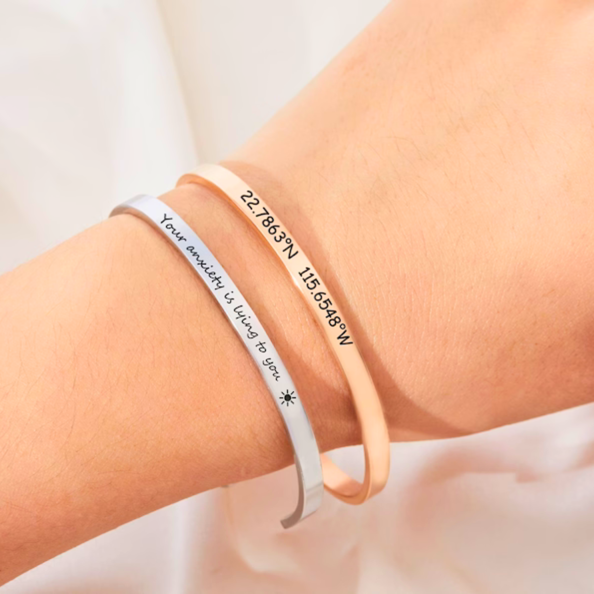 Personalised Cuff Bracelet - Yoyisjewelry