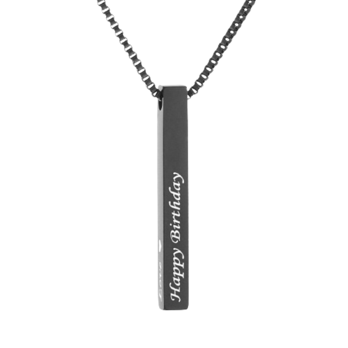 Pillar Bar Necklace - Personalised - Yoyisjewelry
