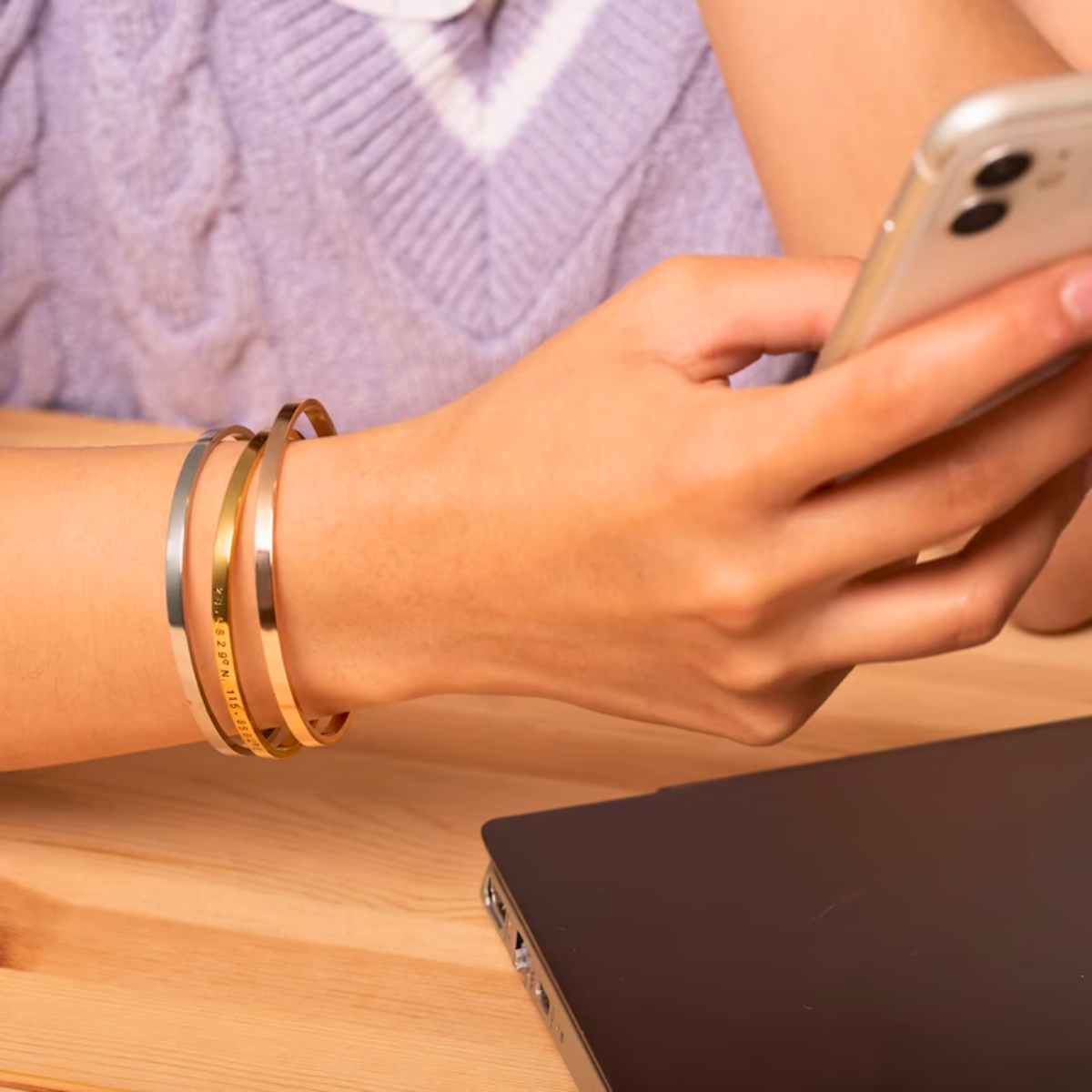 Personalised Cuff Bracelet - Yoyisjewelry