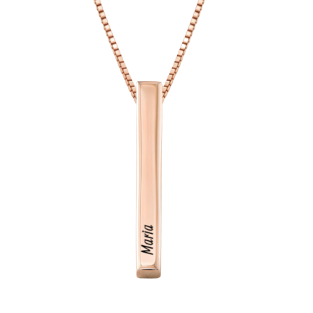 Pillar Bar Necklace - Personalised - Yoyisjewelry