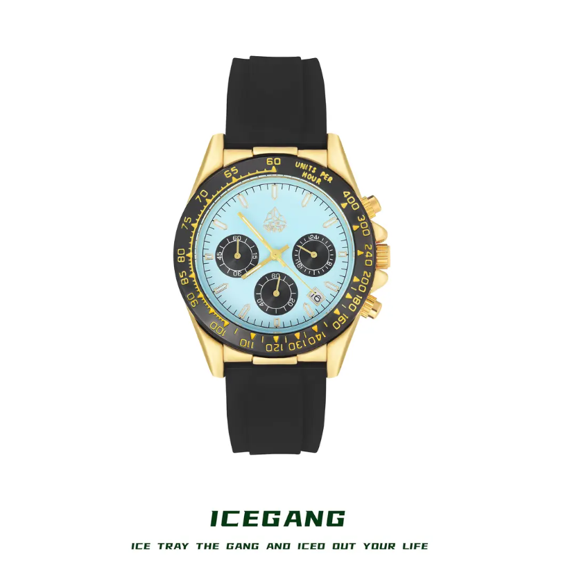 ICEGANG Caidi three-eye tape watch series - Yoyisjewelry