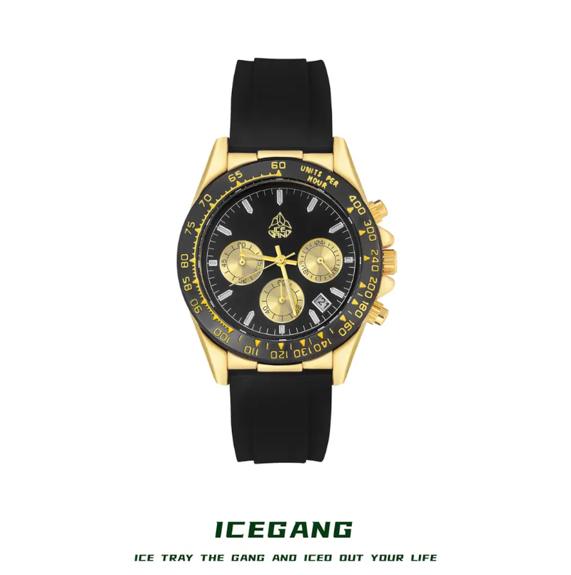 ICEGANG Caidi three-eye tape watch series - Yoyisjewelry