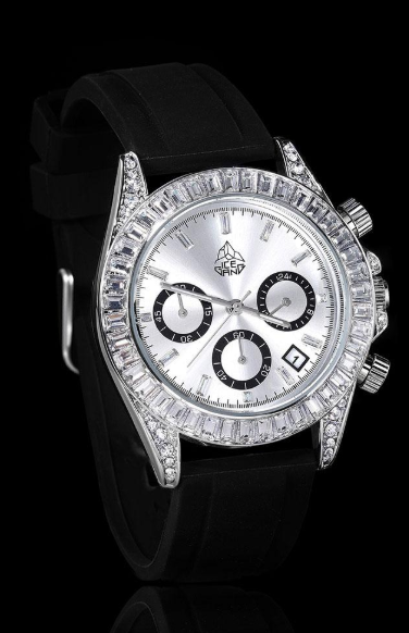 ICEGANG Rock Sugar Three-Eye Series Ring Diamond Watch - Yoyisjewelry