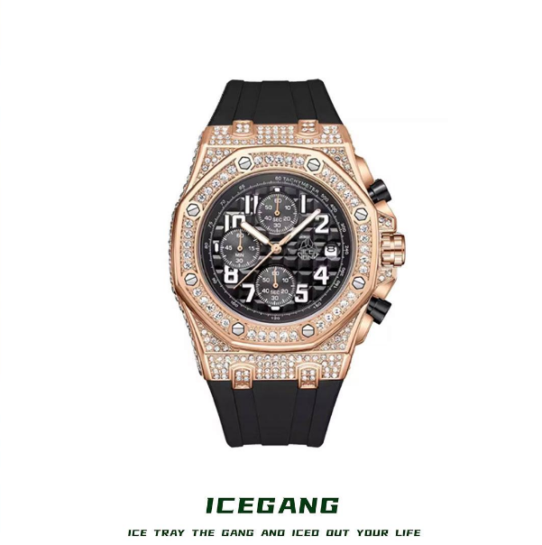 ICEGANG three-eye Fashionable diamond watches - Yoyisjewelry