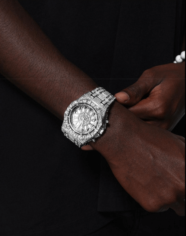 ICEGANG white kaleidoscope watch