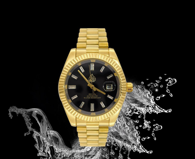 ICEGANG original stardust series waffle matte gold starry sky watch - Yoyisjewelry