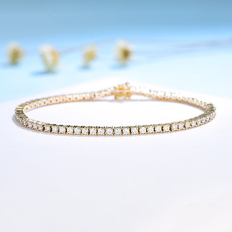 Moissanite tennis bracelet - Yoyisjewelry