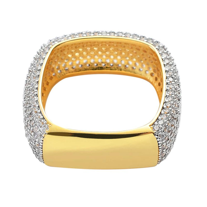 Men's Moissanite  Gold Plated Ring - Yoyisjewelry