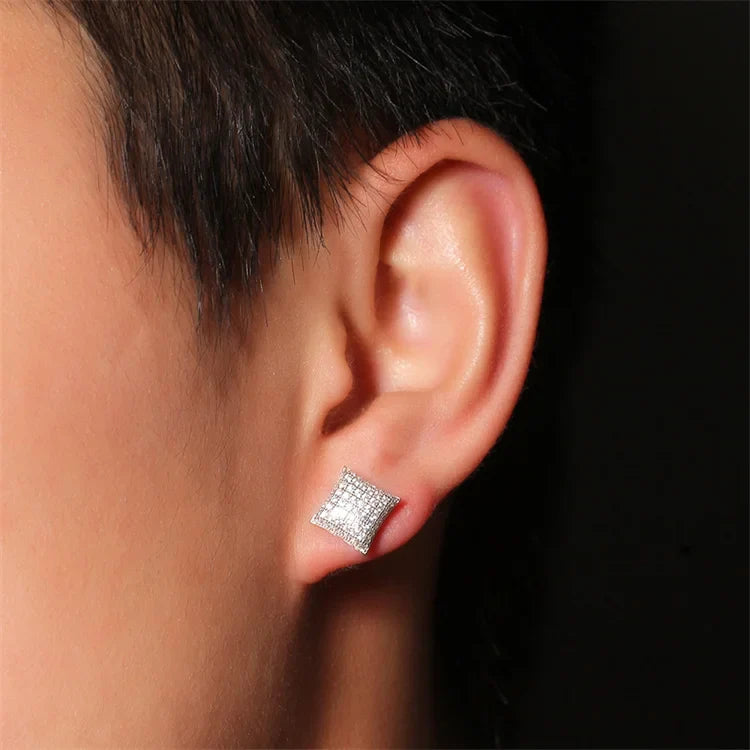 Square Stud Earrings