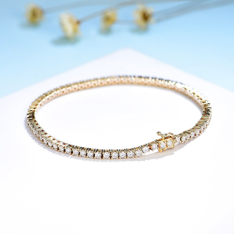 Moissanite tennis bracelet - Yoyisjewelry