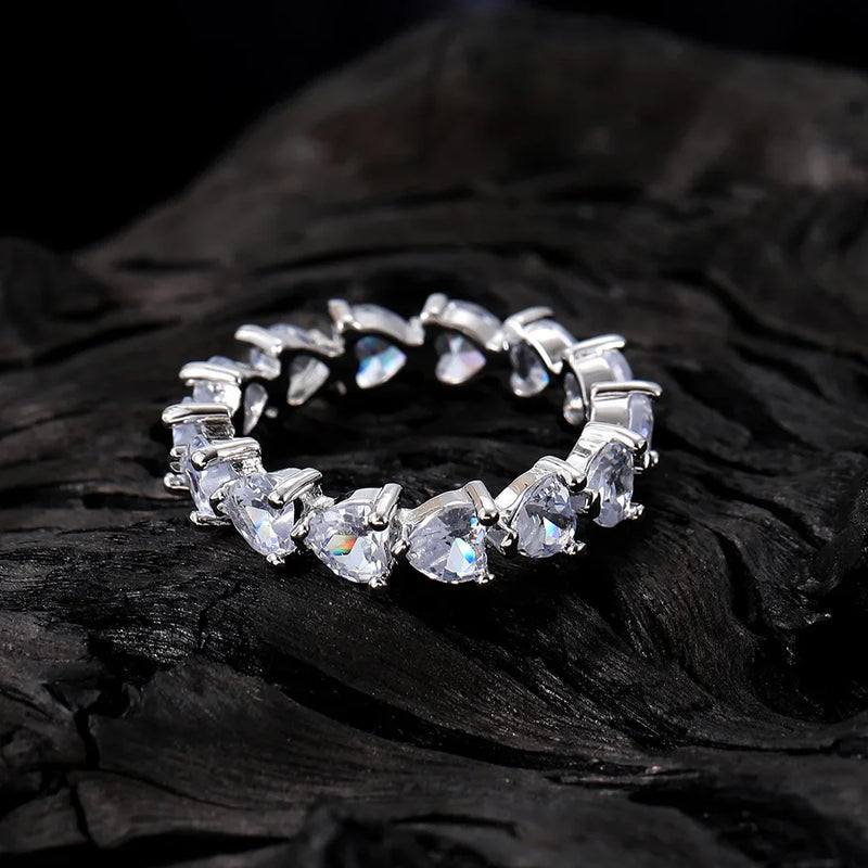 Men's Moissanite  Cubic Zirconia Ring - Yoyisjewelry