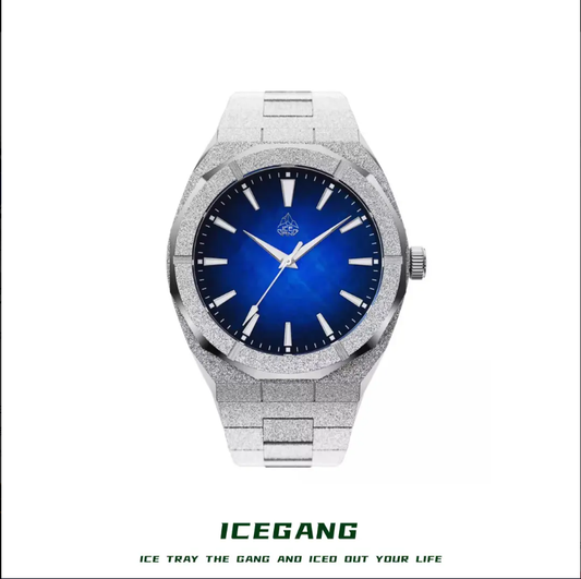 ICEGANG original Stardust series black ocean star watch luminous trend men and women all-match fashion temperament