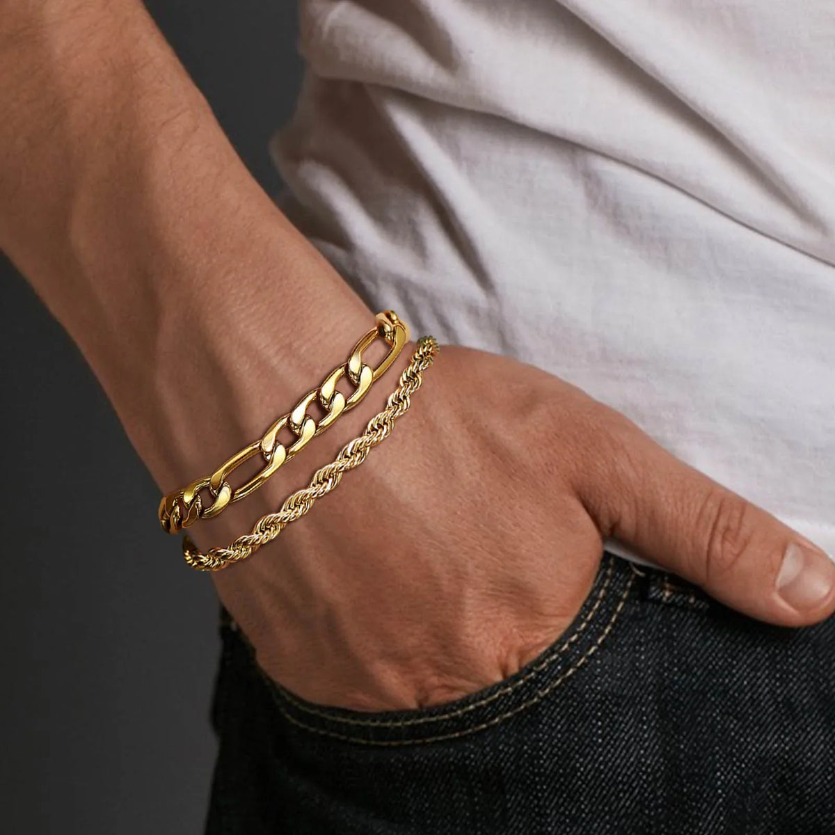 Men's Cuban Twist Rope Bracelet - Yoyisjewelry