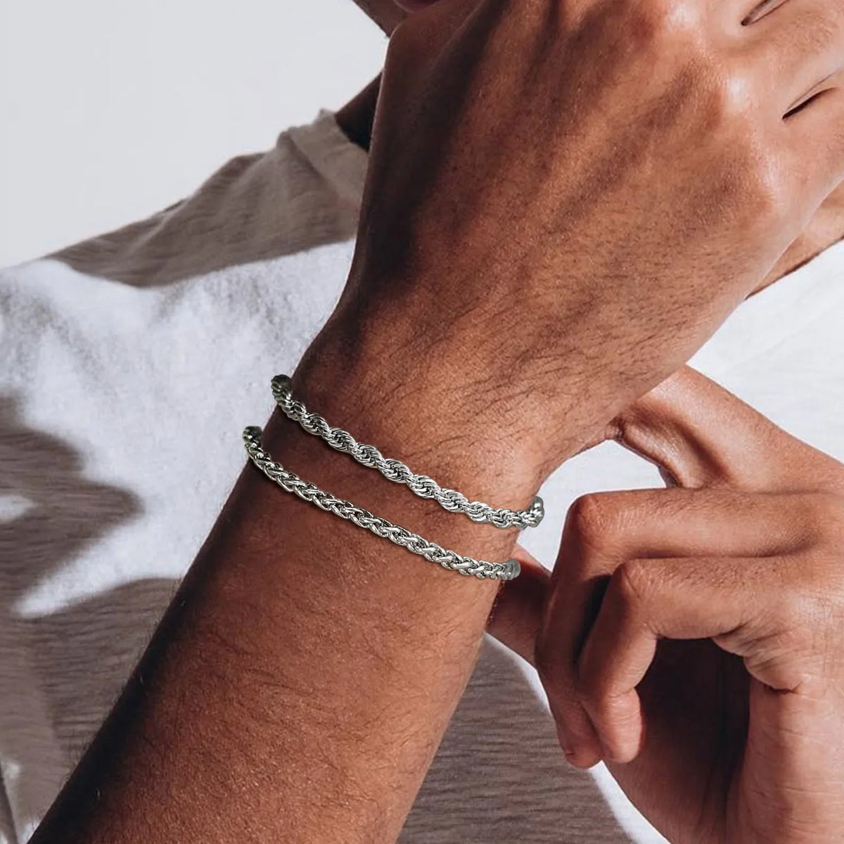Men's Cuban Twist Rope Bracelet - Yoyisjewelry