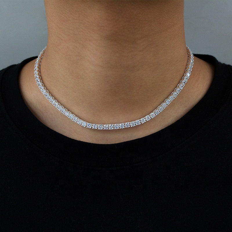 Men's Moissanite  Tennis Chain