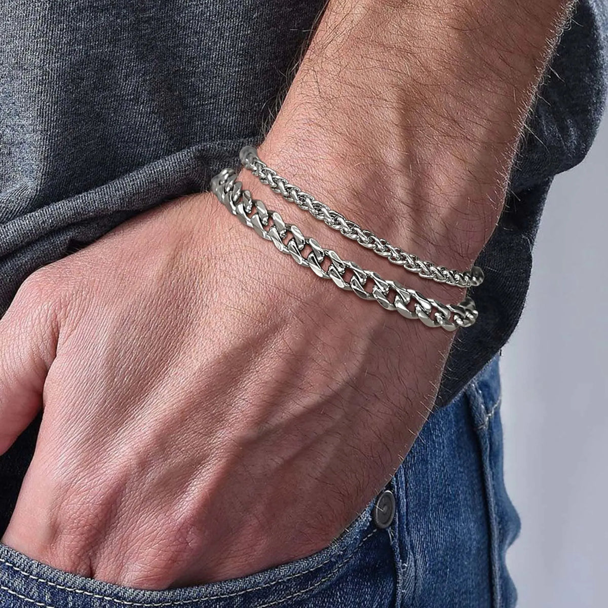 Men's Cuban Twist Rope Bracelet - Yoyisjewelry
