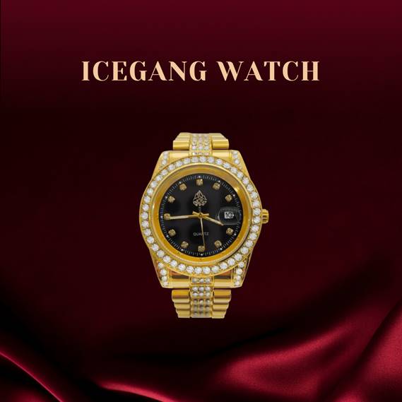 ICEGANG watch men and women couple fashion trend temperament light luxury quartz watch
